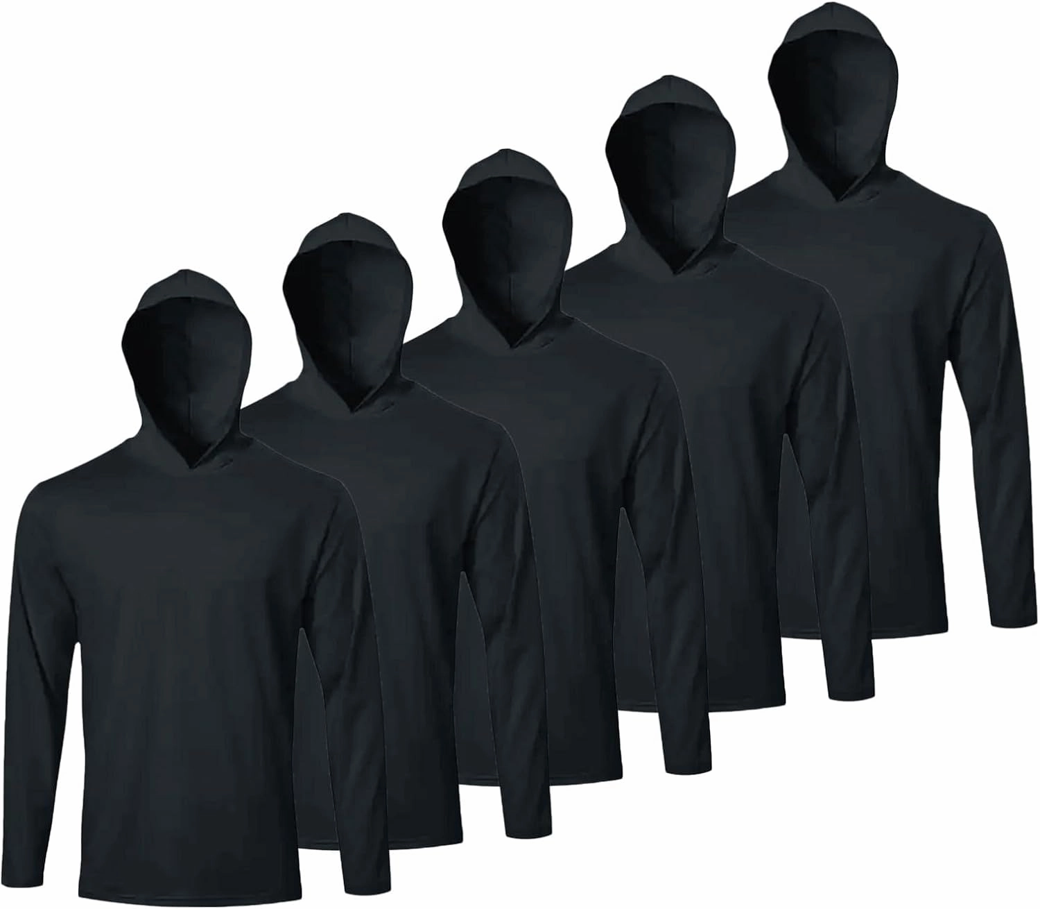 Fishing Hoodies for Men Athletic Lightweight Long Sleeve Shirts Pullover Workout Hoodies