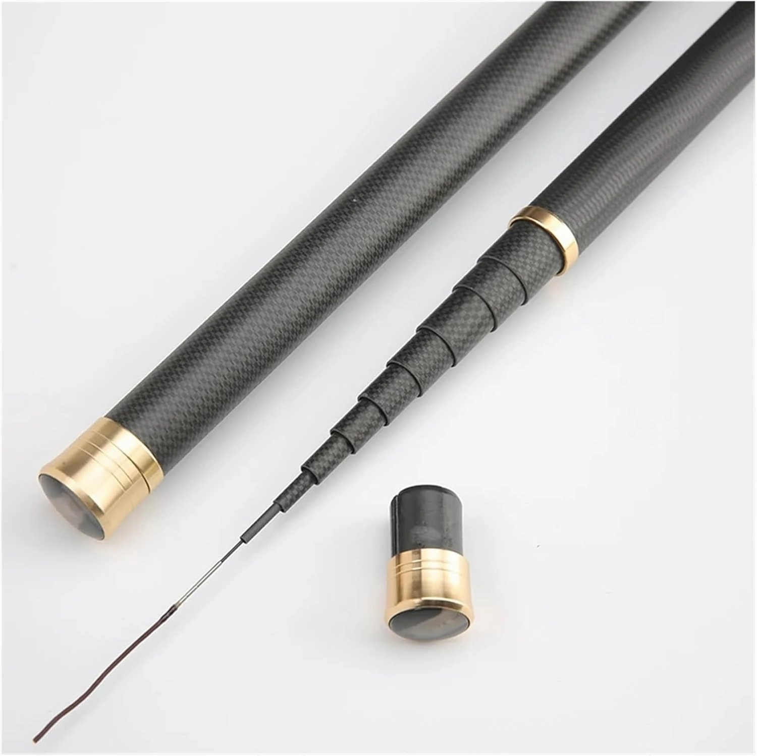 Fishing Rod Carbon Fiber Hand Fishing Pole Telescopic Fishing Rod 2.7M/3.6M/3.9M/4.5M/5.4M/6.30M/7.2M/8M/9M/10M Stream Rod