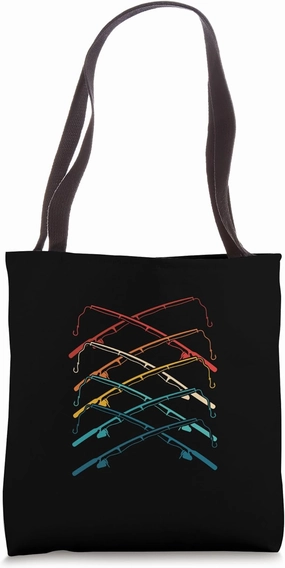 Fishing Rod Freshwater Saltwater Trout Fishing Fisherman Tote Bag