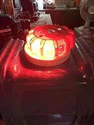 Flashing Warning Flare Light for Car, Truck, Boat, or Shop with Magnetic Base