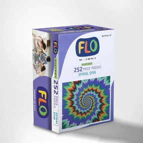 FLO Toys Magic Spiral Spin 252 Pieces Puzzle For Kids Ages 8 