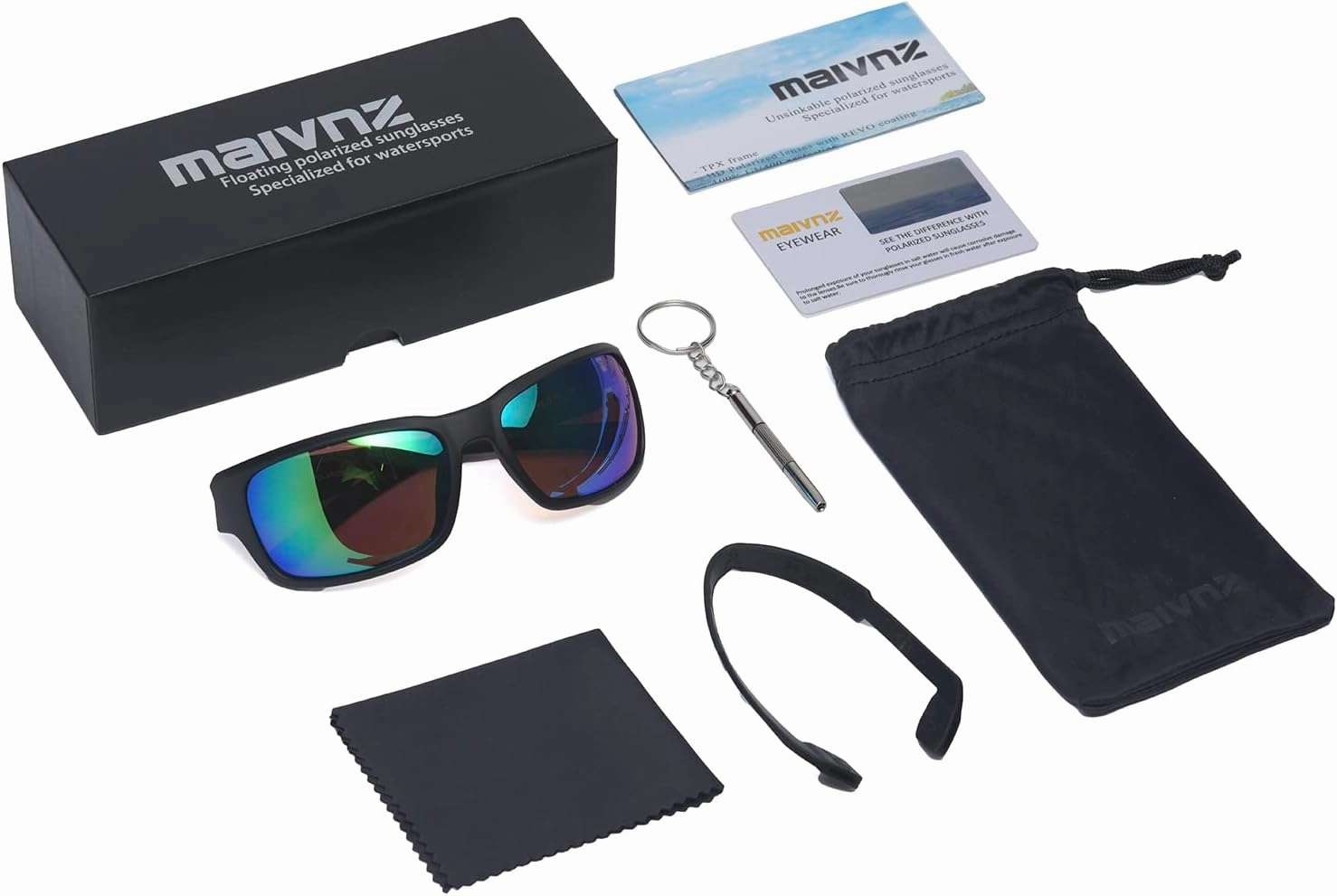 Floating Polarized Fishing Sunglasses for Men UV Protection Fishing Glasses Boating Kayaking Water Sport Glasses
