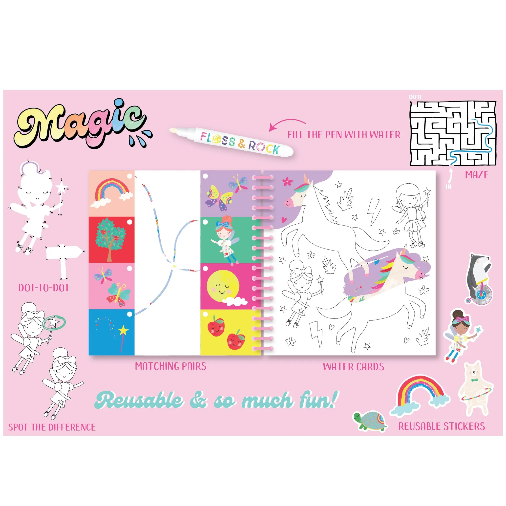 Floss & Rock Water Multi Rainbow Fairy