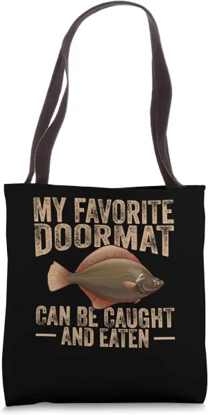 Flounder Fishing Equipment Fishing Lure Flounder Fisherman Tote Bag