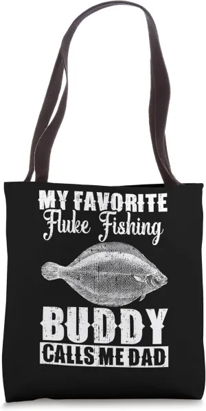 Fluke Fisherman Gear Fluke Fishing Lure Fluke Fisher Tote Bag