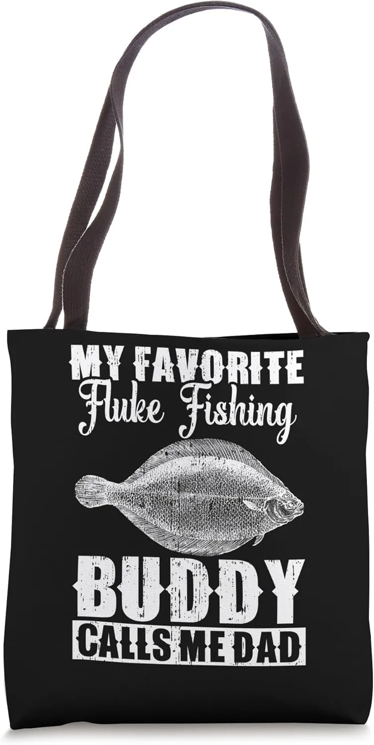 Fluke Fisherman Gear Fluke Fishing Lure Fluke Fisher Tote Bag