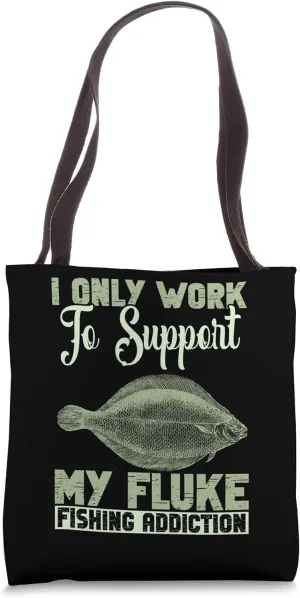 Fluke Fishing Gear Fluke Fishing Rod Fishing Supplies Tote Bag