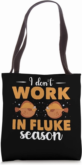 Fluke Fishing Net Fluke Fisher Gear Fluke Fisherman Tote Bag