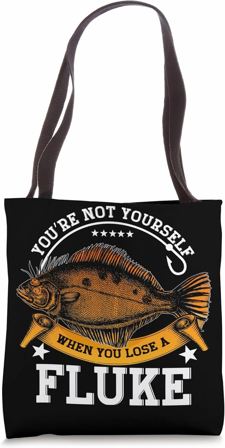 Fluke Fishing Rod Fluke Fluke Fishing Gear Tote Bag