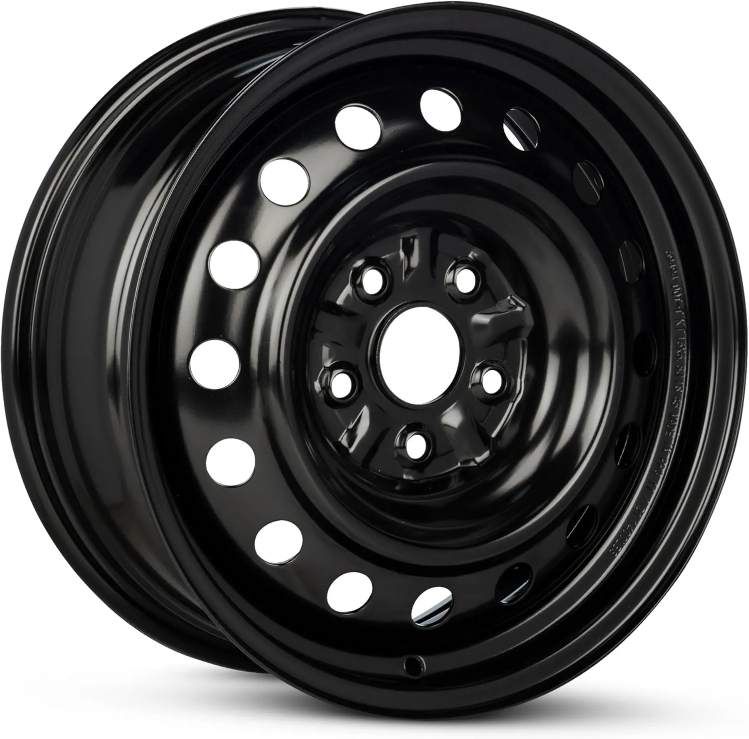 For 2007-2011 Toyota Camry 16 Inch Painted Black Rim - OE Direct Replacement - Road Ready Car Wheel
