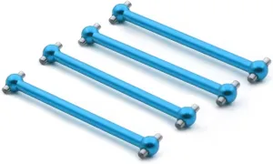 for A949 A959 A969 K929 for WLtoys A979 A959-07 for Himoto E18 Spino for HSP 1:18 4Pcs for Parts F/R Dogbone RC Car Parts RC Car DIY Parts(Blue)