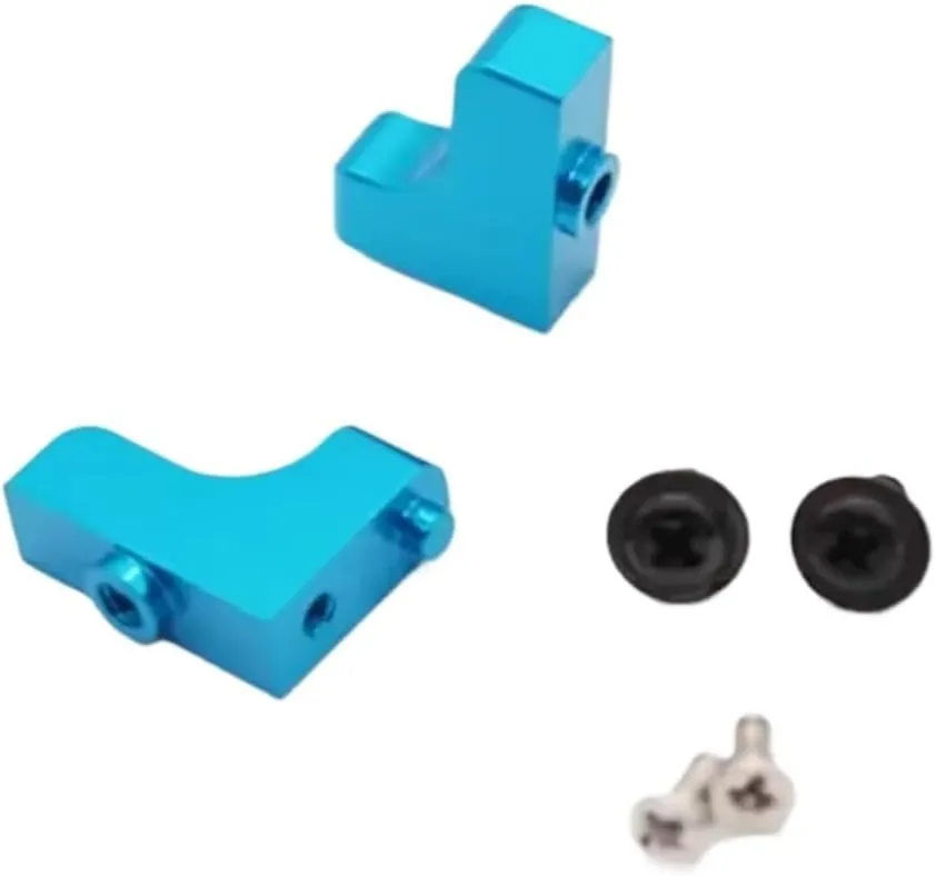 for Wltoys A949 A959-B A969-B A979-B 1/18 Metal Servo for Seat Rc Car Tracked Vehicle Parts Parts Accessories Upgrade and Replacement RC Car DIY Parts(Blue)