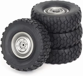 for Mn D90 for MN98 for MN99S for Wpl C14 C24 C34 B14 B24 for Ldrc P06 4pcs 72mm Soft Tire Wheel RC Car Upgrade Parts Accessories Replacement RC Car Upgrade Part