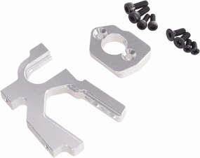for Wltoys for 144001 144002 144010 1/14 124016 124017 124018 124019 1/12 for LC for Racing 1/14 Adjustable Motor Fixed for Seat RC Car Parts(Silver)