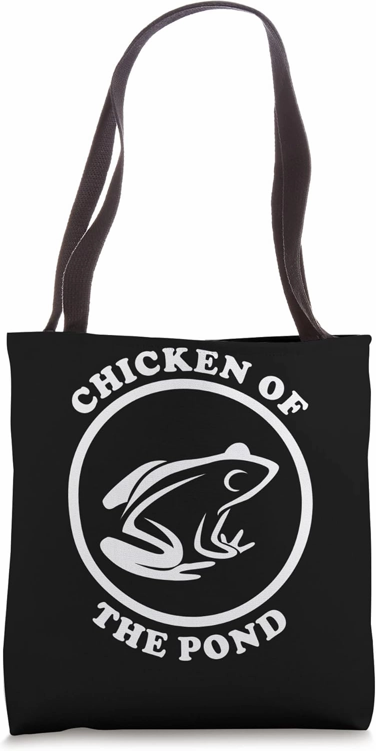 Funny Frog Hunting Bull Frog Hunter Chicken Food Outdoor Men Tote Bag