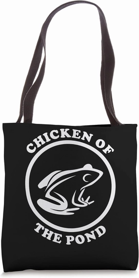Funny Frog Hunting Bull Frog Hunter Chicken Food Outdoor Men Tote Bag