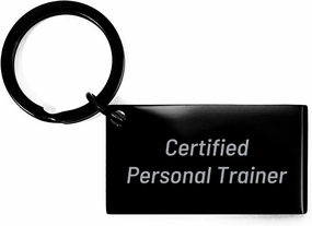 Funny Personal Trainer Gifts from Men to Women, Inspirational Keychain for Mother's Day, 'You're a-Maze-ing' Quote, 1.57 x 0.87 inches, Stainless Steel, Black Color