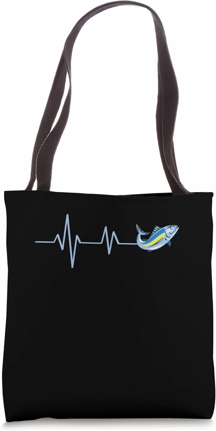 Funny Tuna Fishing Art For Men Grandpa Bluefin Tuna Fishing Tote Bag