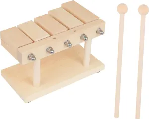 GALPADA 1 Set Percussion Instrument Music Teaching Tool Wooden Rhythm Block for Enhance Creativity and Listening Skills Present for Young Musicians