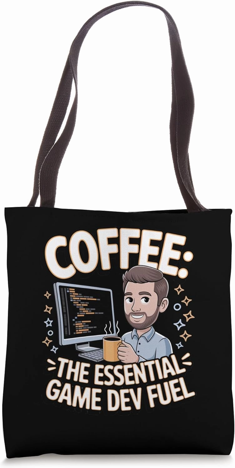 Game Developer: Coffee: The Essential Game Dev Fuel Tote Bag