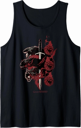 Game of Thrones Targaryen Dragons Tank Top
