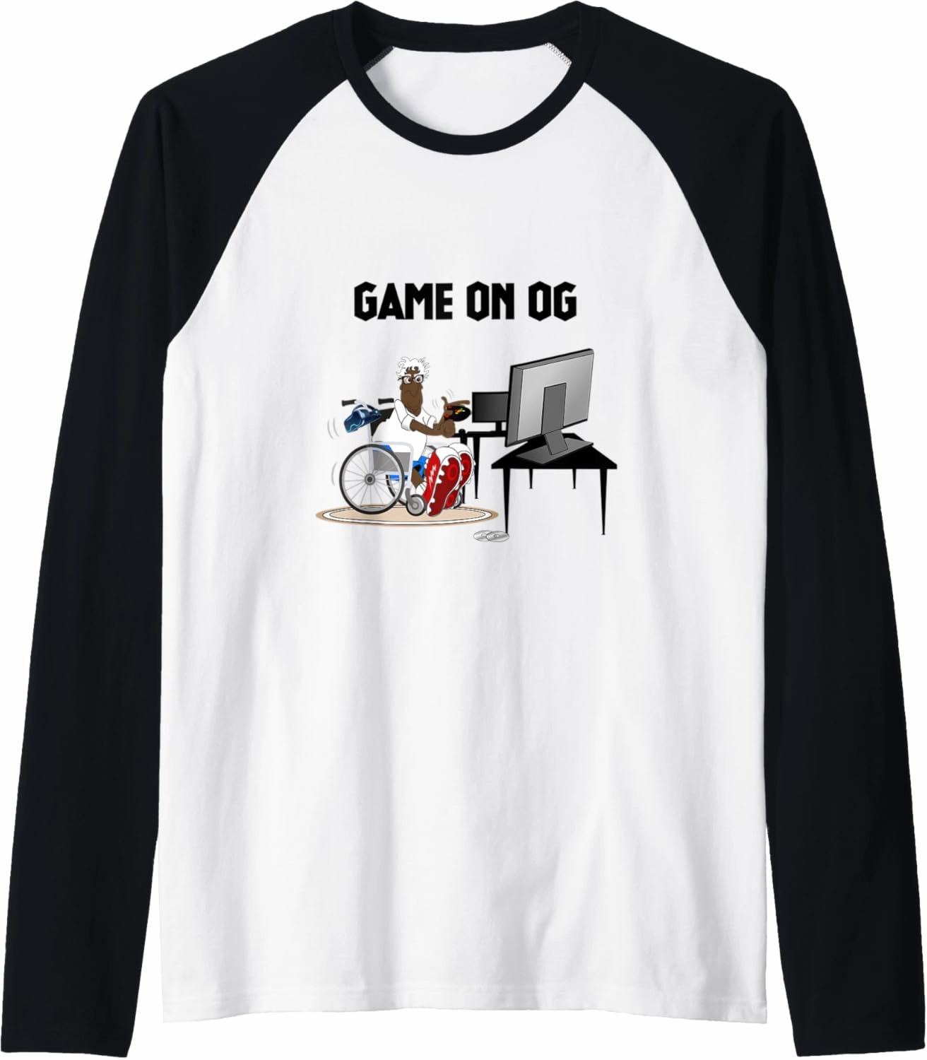 GAME ON OG Raglan Baseball Tee