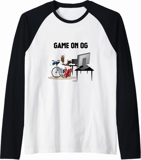 GAME ON OG Raglan Baseball Tee