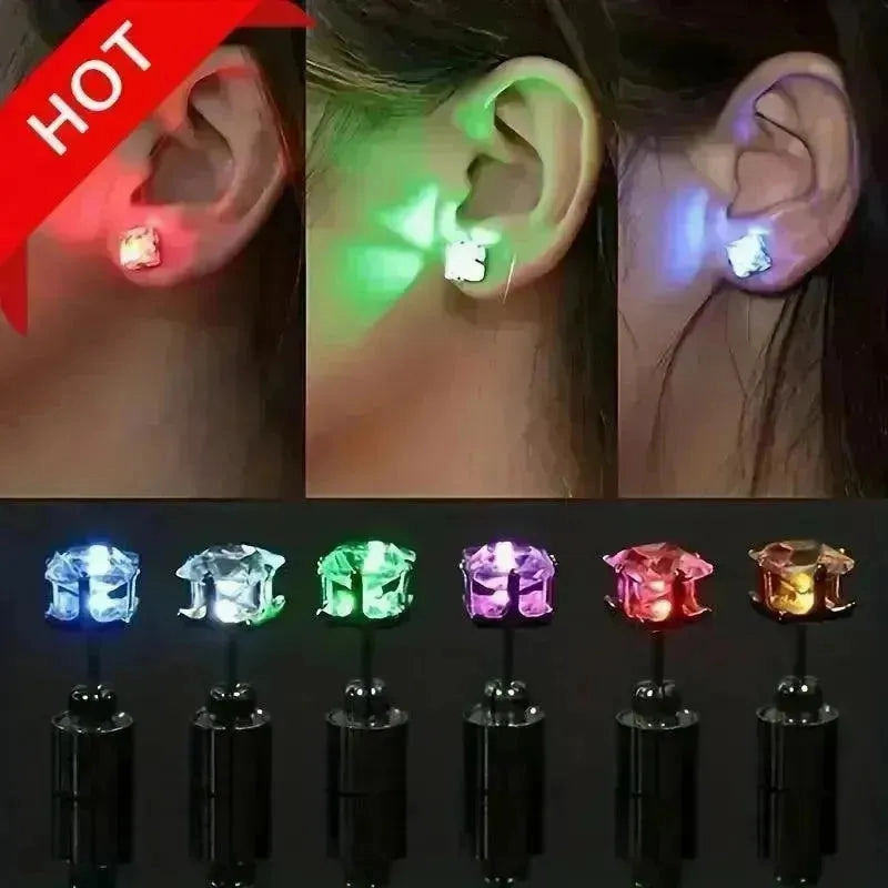 Glowing LED Earrings