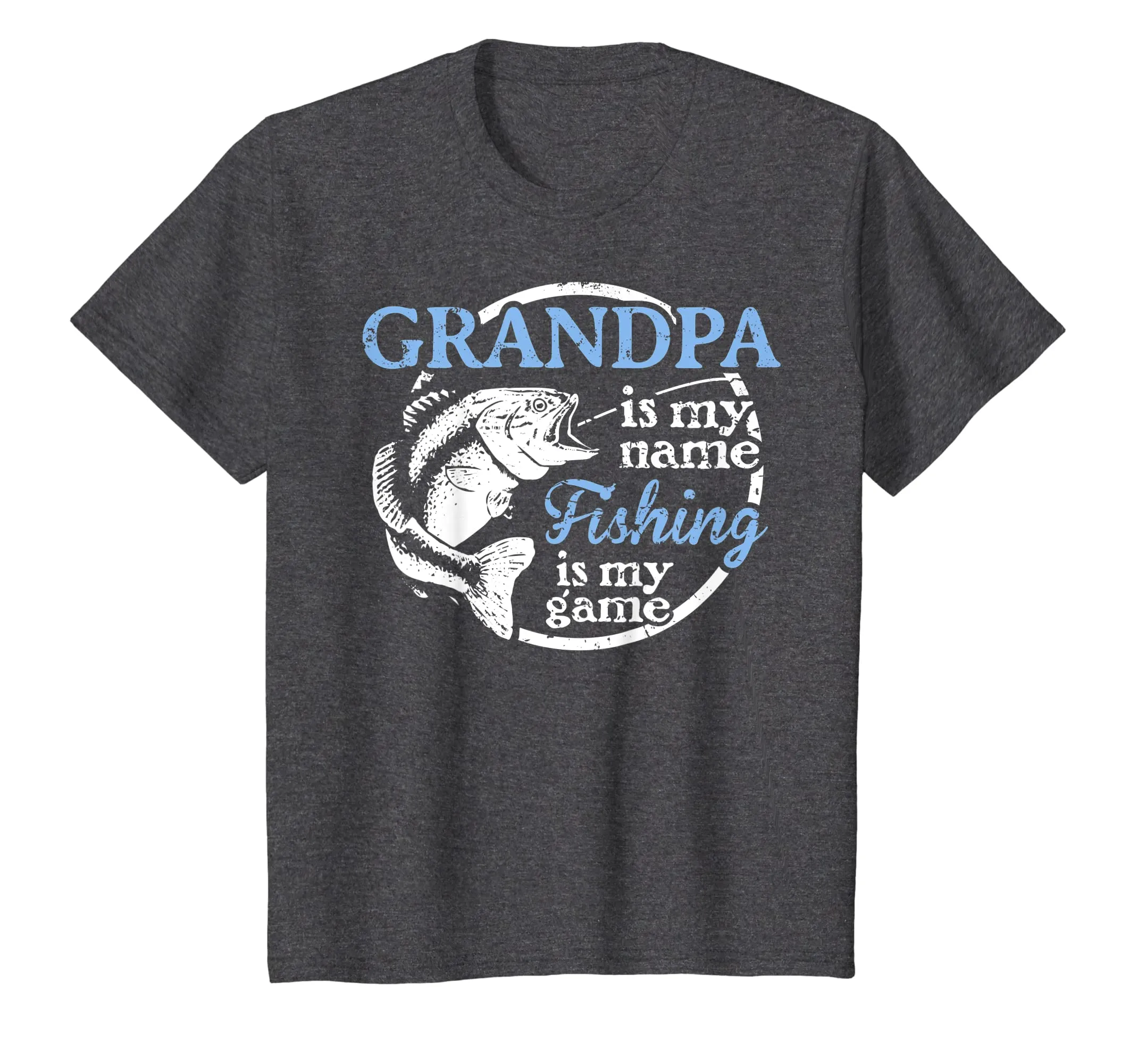 Grandpa Fishing T-Shirt - Fishing Is My Game!