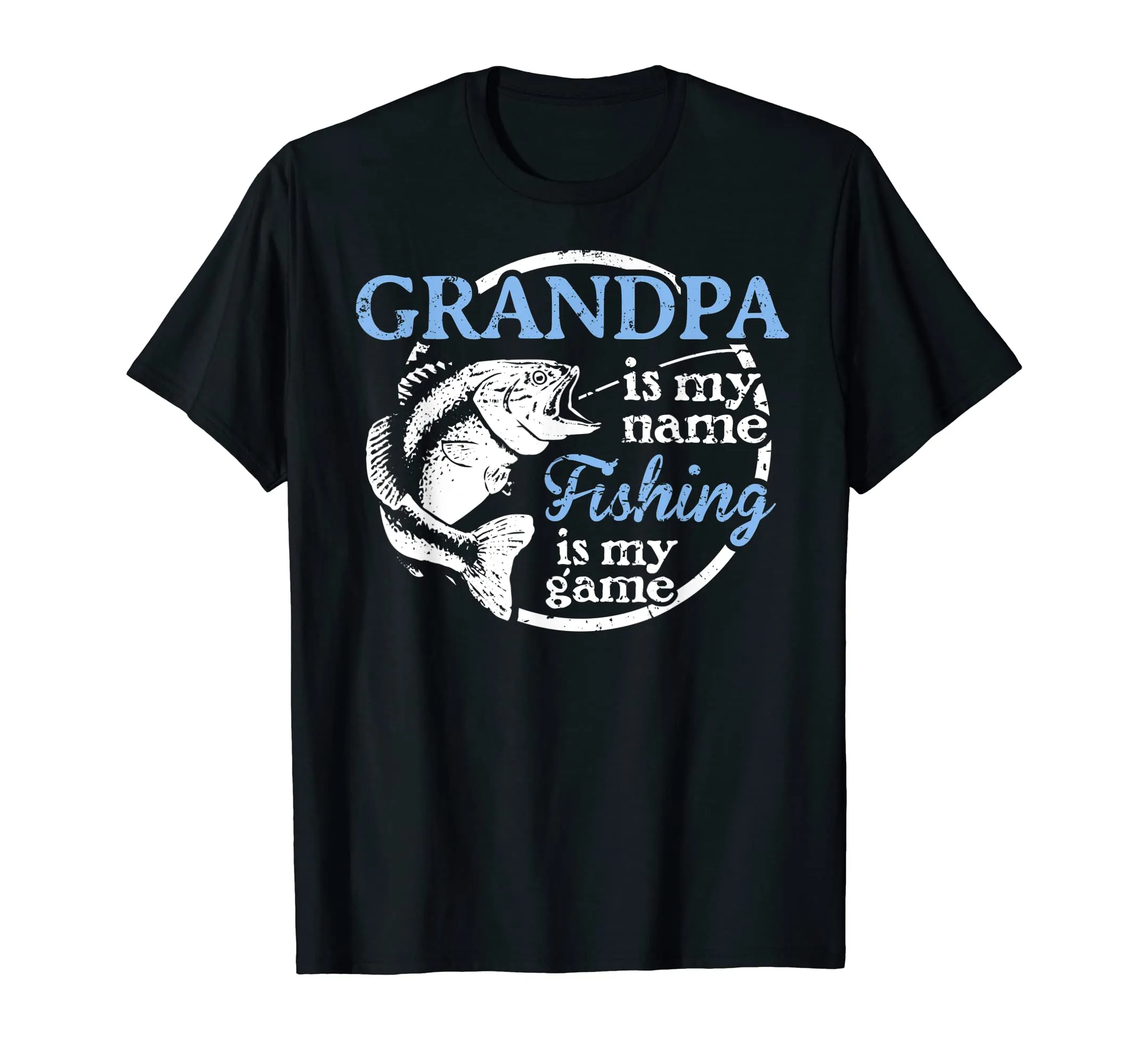 Grandpa Fishing T-Shirt - Fishing Is My Game!