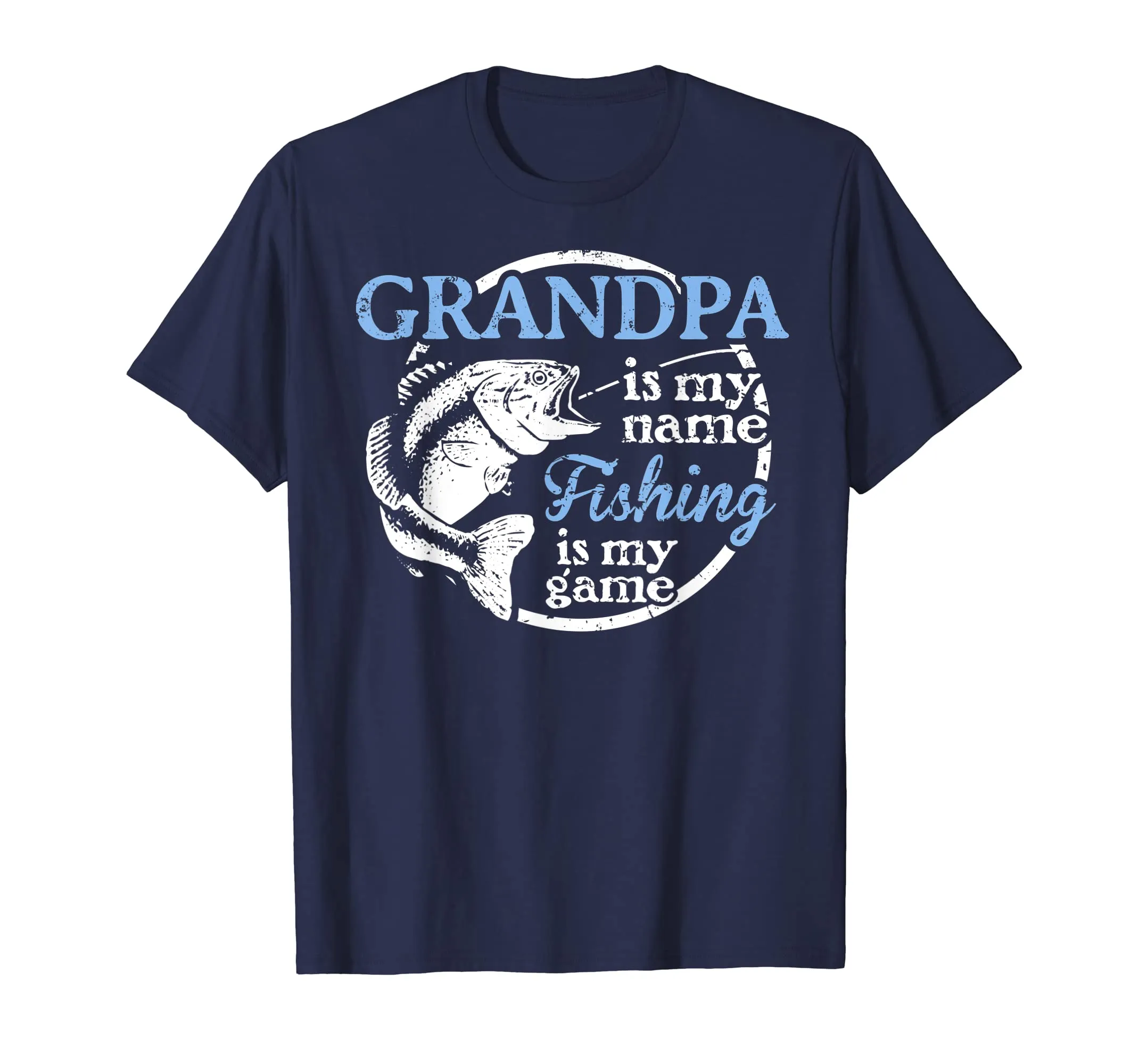 Grandpa Fishing T-Shirt - Fishing Is My Game!