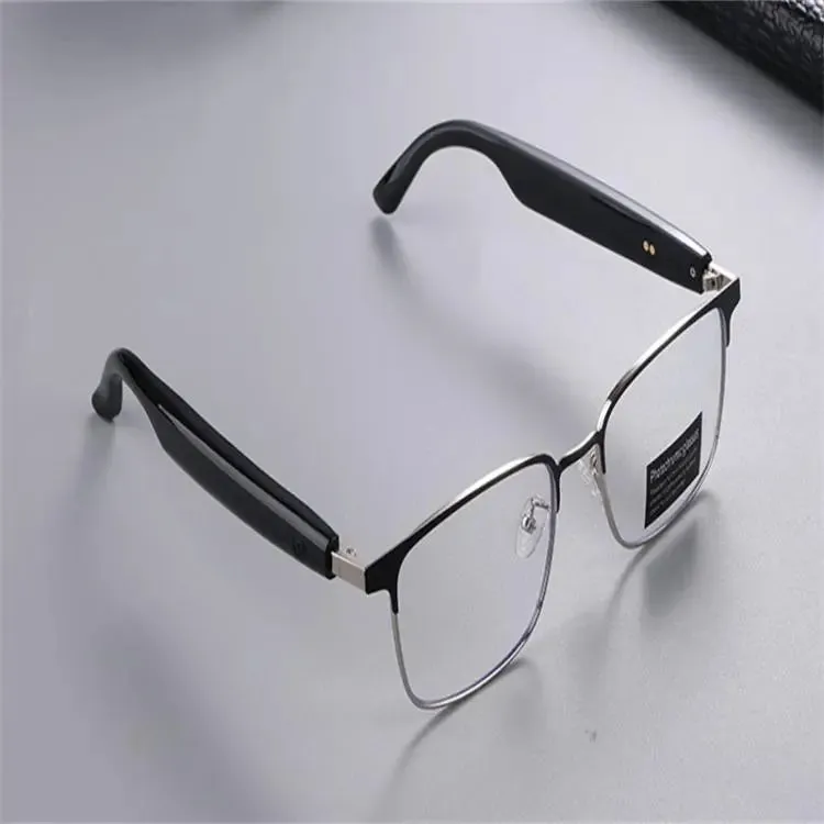 GS06 Smart Glasses, Support AI Smart Chip / Bluetooth Call / Outdoor Sports(Silver)