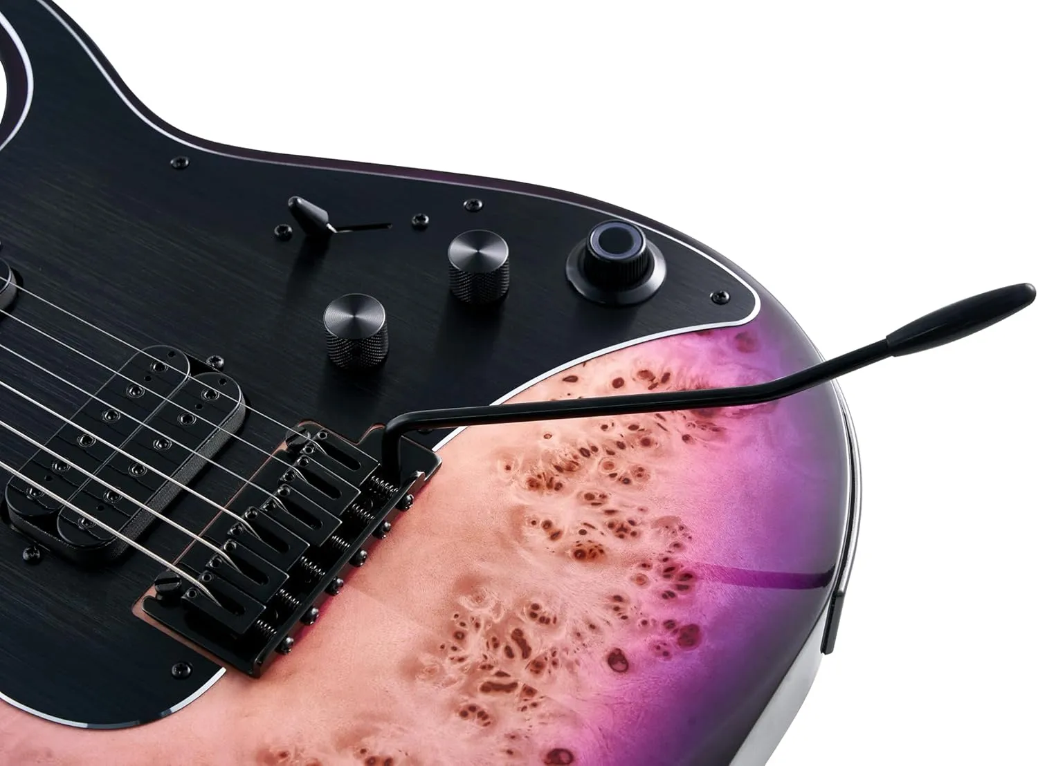 GTRS M810 Smart Electric Guitar with Effect Intelligent System, Practice Guitar Kit Humbucking Pickups, 2 Point Bridge Right Hand for Beginner, Performance, Purple Burst