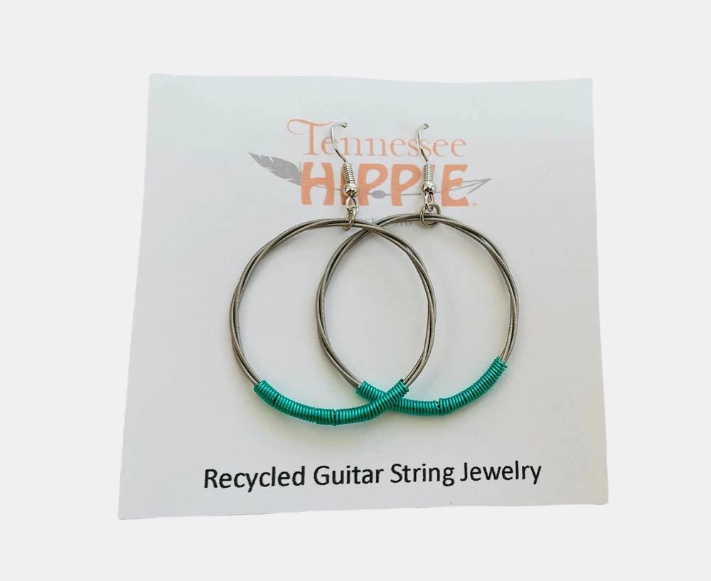 Guitar String Hoops Large