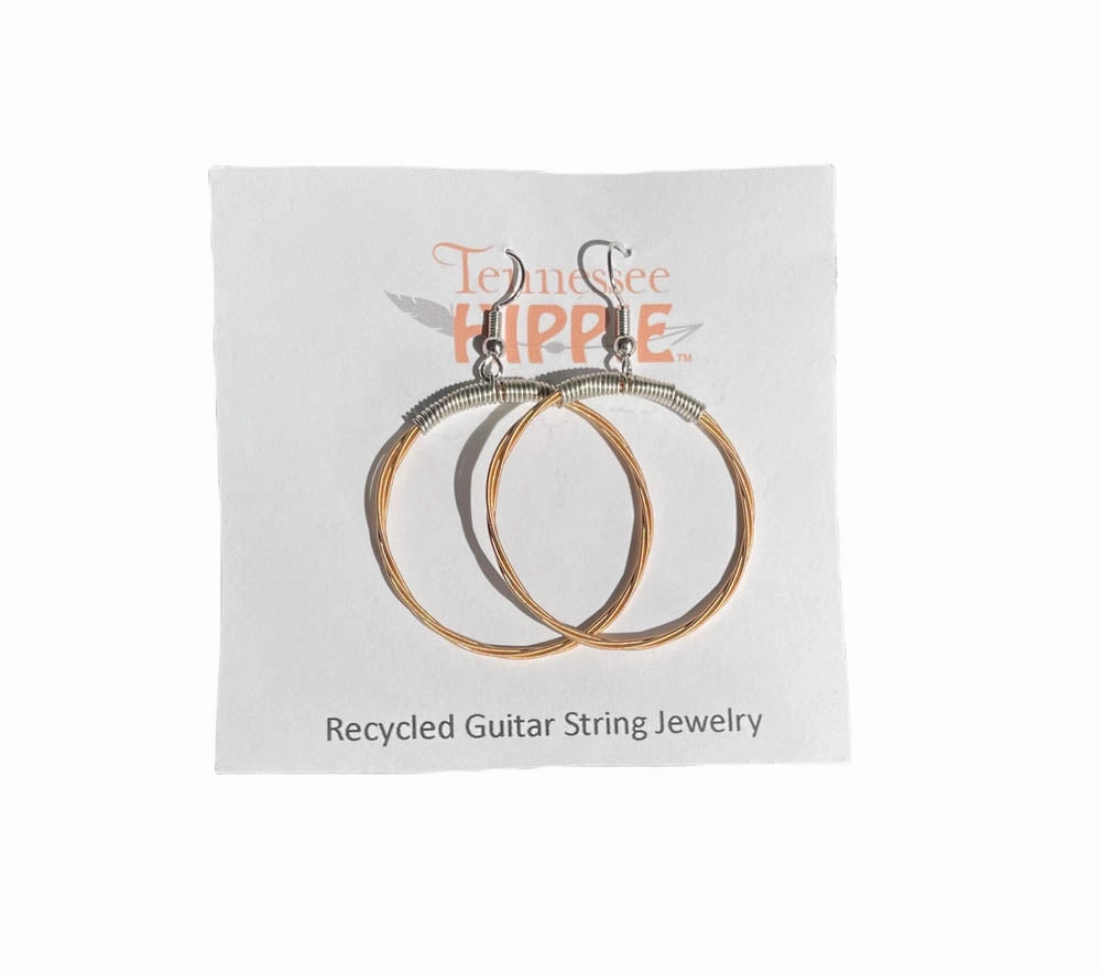 Guitar String Hoops Large