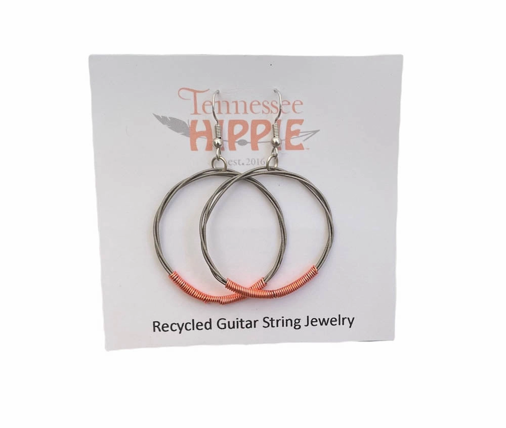 Guitar String Hoops Large