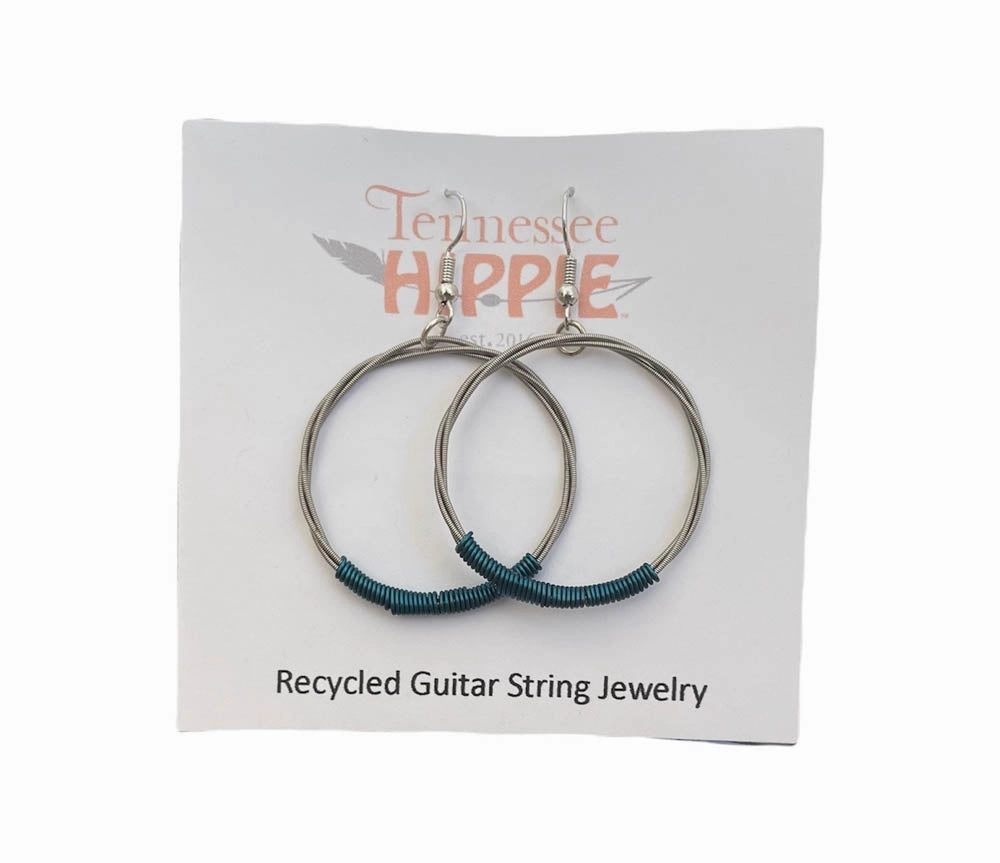 Guitar String Hoops Large