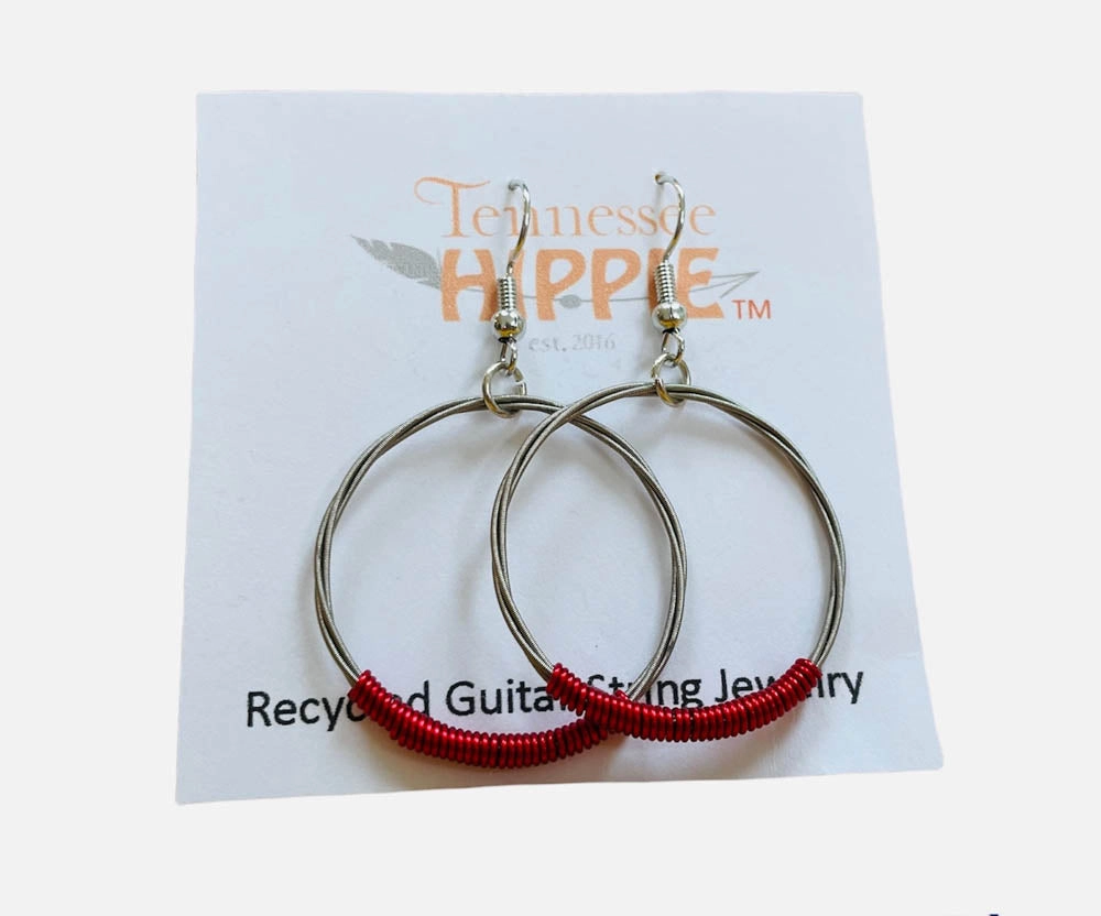 Guitar String Hoops Small