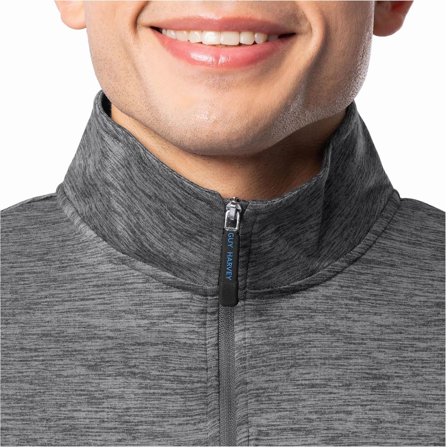 Guy Harvey Men’s 1/4 Zip Lightweight Fleece Sweatshirt