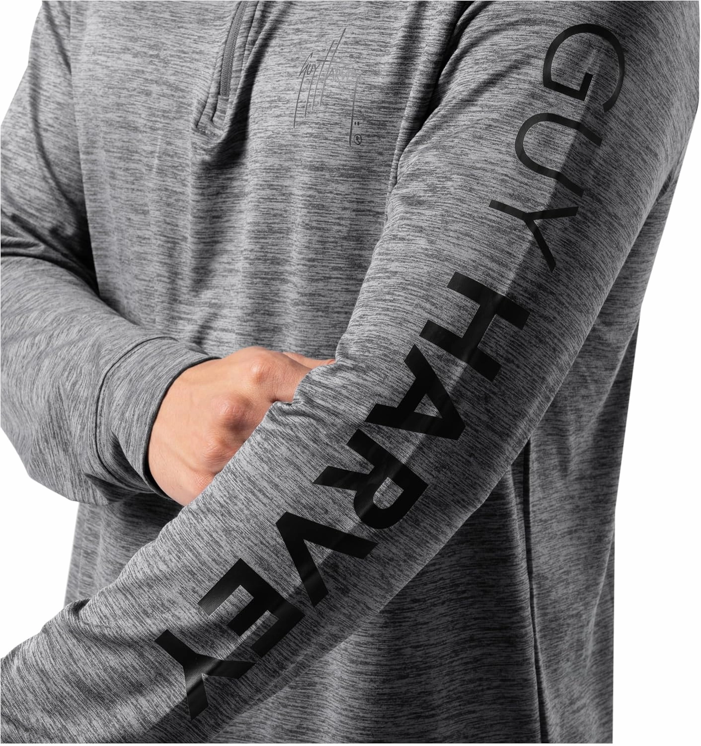 Guy Harvey Men’s 1/4 Zip Lightweight Fleece Sweatshirt