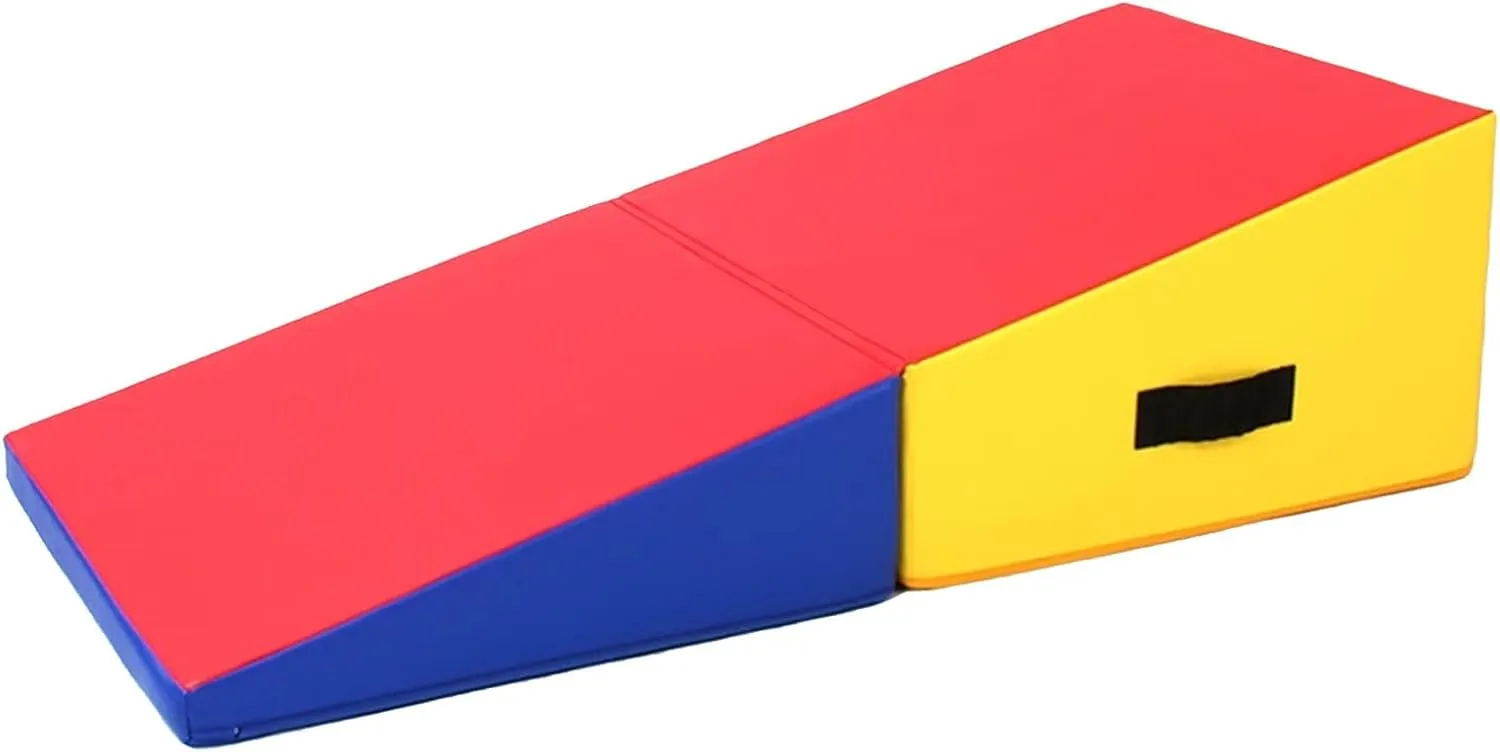 Gymnastics Incline Mat, Folding Gymnastics Wedge With Carrying Handle For Gymnastics, Martial Arts, Cheerleading, Dance Yoga Stretching Training Ex