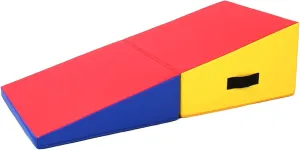 Gymnastics Incline Mat, Folding Gymnastics Wedge With Carrying Handle For Gymnastics, Martial Arts, Cheerleading, Dance Yoga Stretching Training Ex