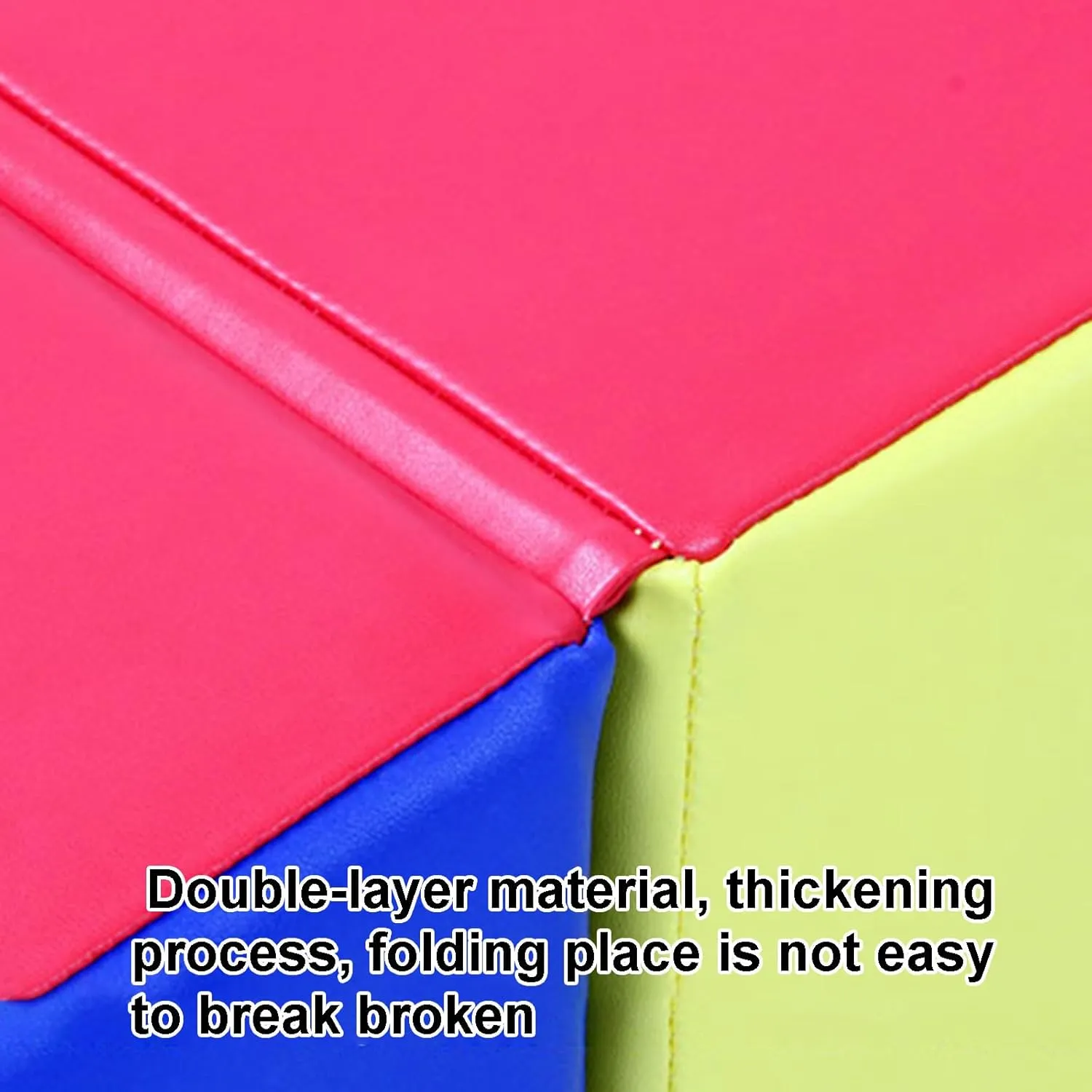 Gymnastics Incline Mat, Folding Gymnastics Wedge With Carrying Handle For Gymnastics, Martial Arts, Cheerleading, Dance Yoga Stretching Training Ex
