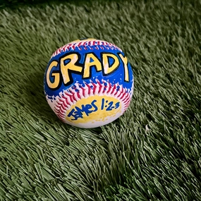 Hand Painted & Personalized Baseball