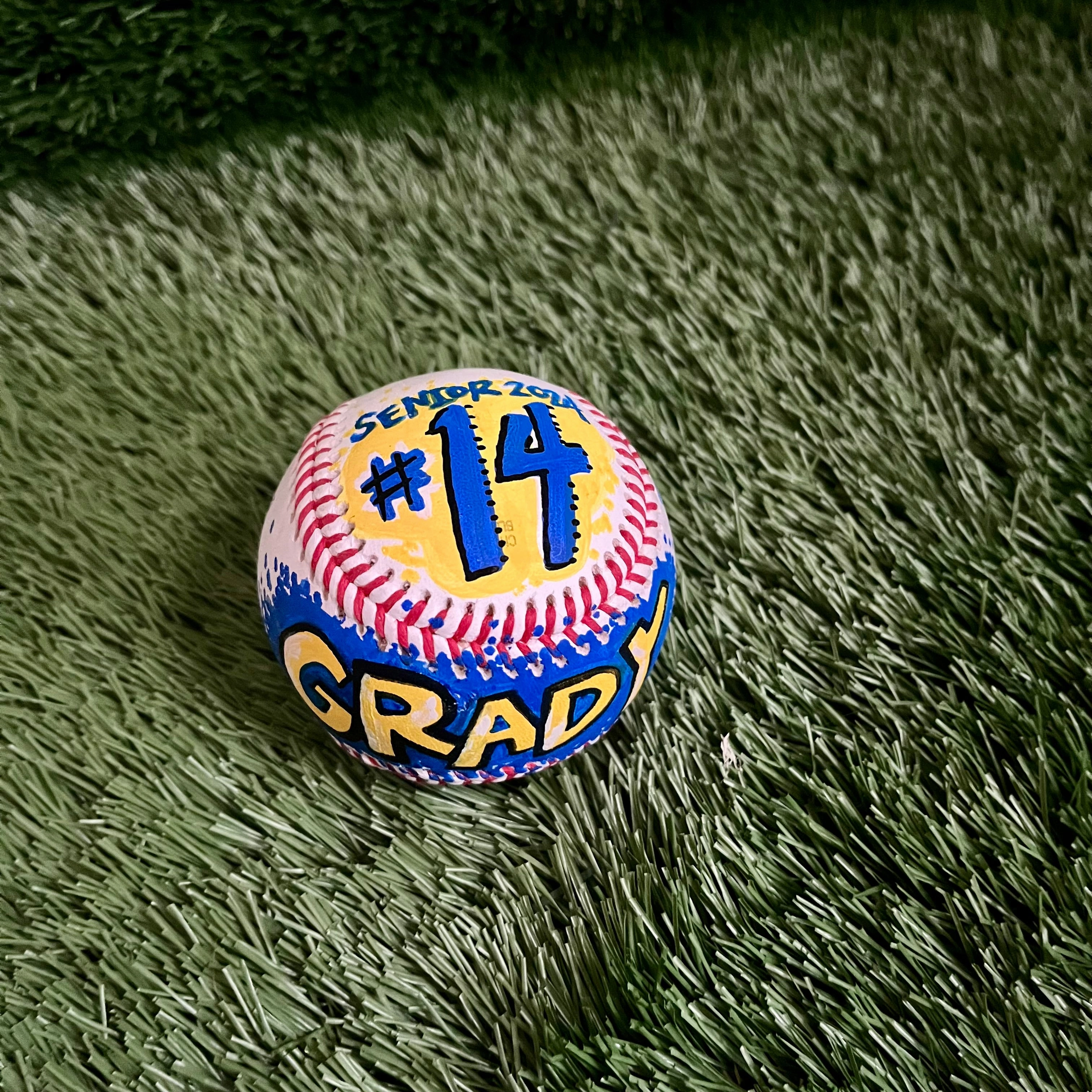 Hand Painted & Personalized Baseball
