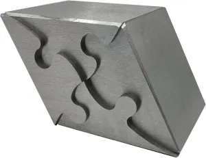 Heavenly Metals 4-Piece Rhombus Puzzle – Zero Tolerance EDM Wire Cut, Stainless Steel Executive Desk Toy, Office Decor & Stress Reliever for Men