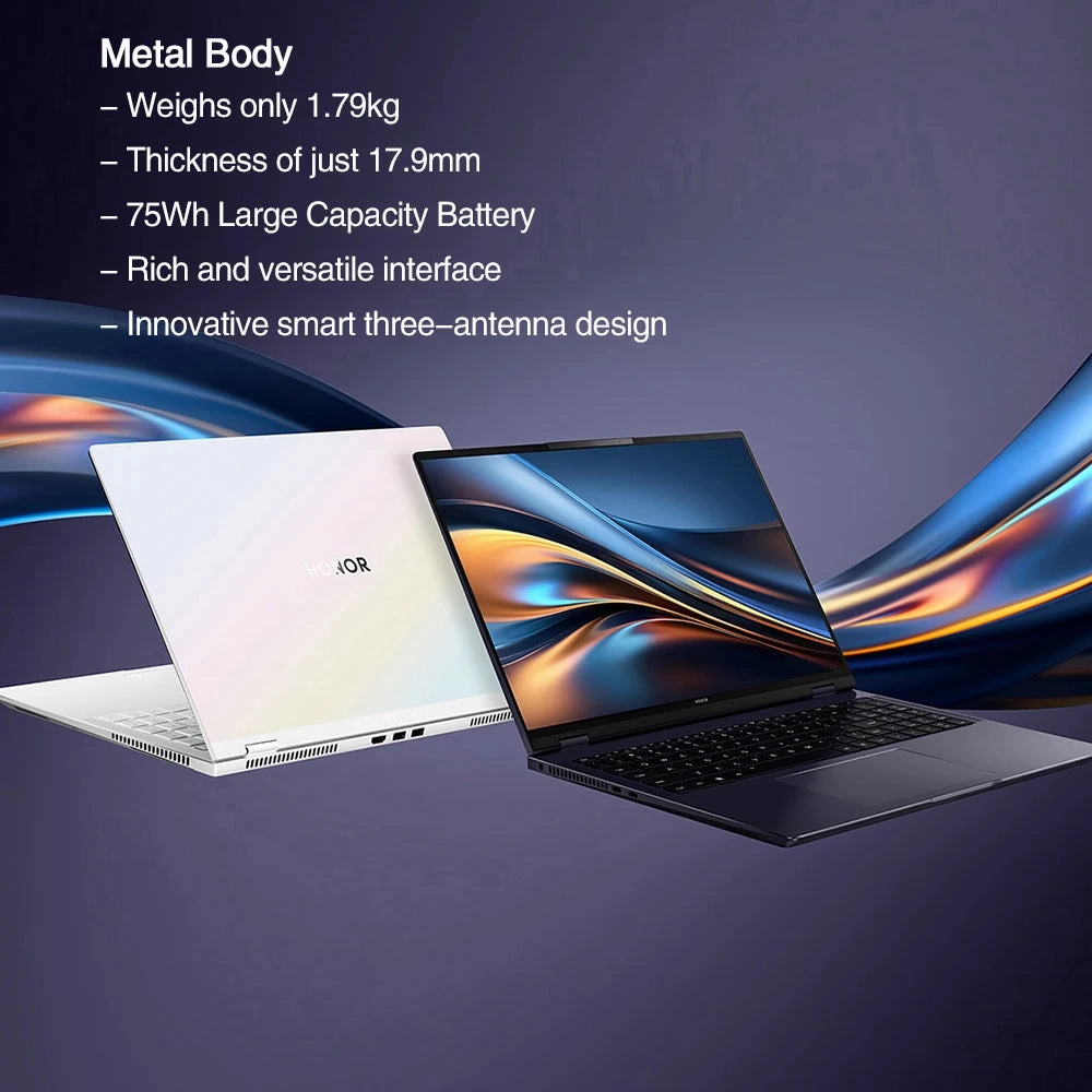 HONOR MagicBook Pro 16 2024 Laptop Intel Ultra 5 125H Arc graphics 16 24GB 1TB 16" Inch 3K 165Hz Notebook Ultrabook Computer PC