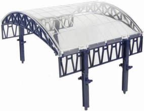 Hornby R334 OO Gauge Station Over Roof - Model Railway Accessories, Miniature Diorama Scenery for Hornby Train Sets - Lifelike Train Station Over Roof Model - Scale 1:76