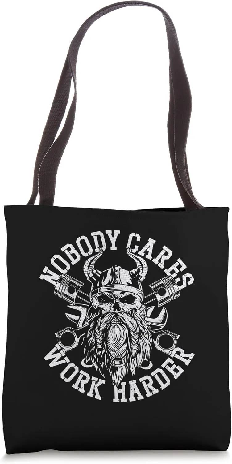 Horsepower Torque Car Mechanic Engineer Viking Tote Bag
