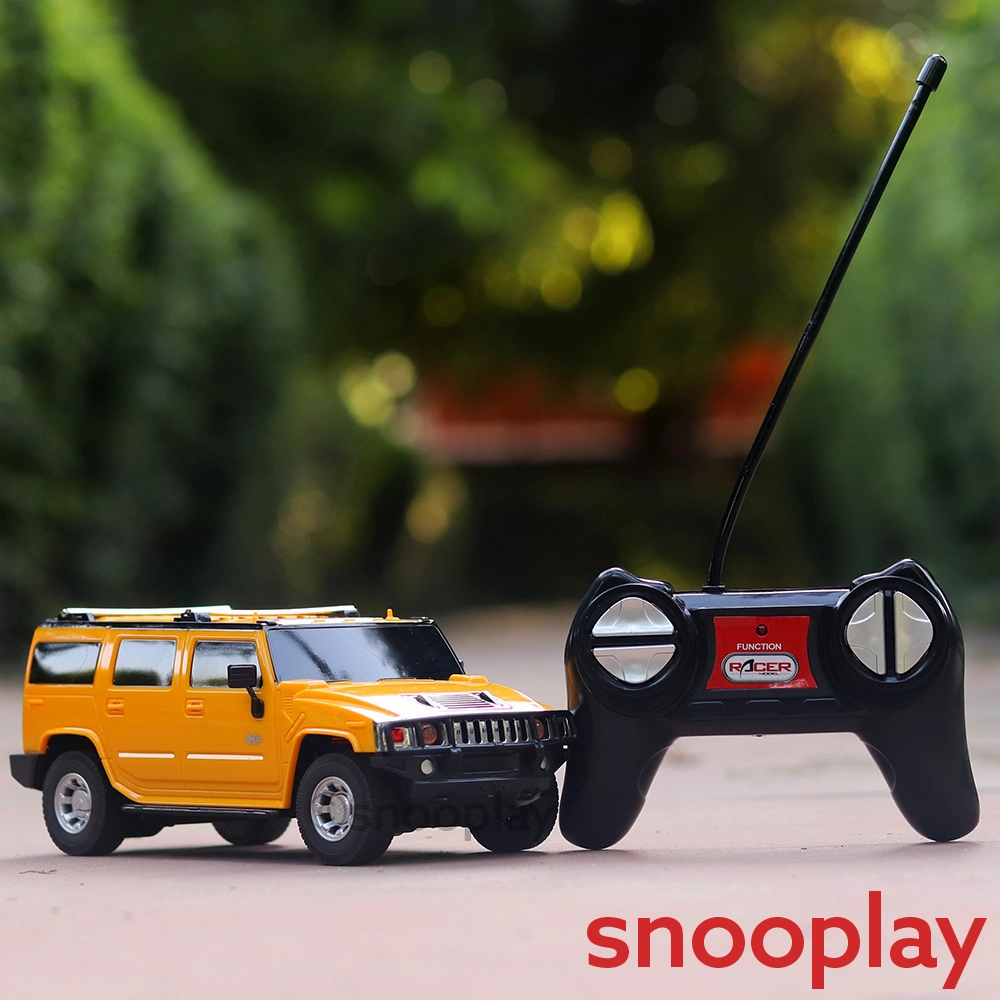 Hummer H2 Remote Controlled Toy Car with Lights | 1:24 Scale (5-12 Years) | Assorted Colours